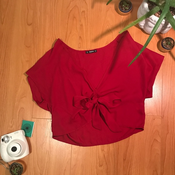 V-neck Crop Top - Picture 1 of 4